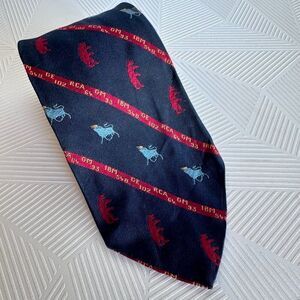 Vintage Stock Market Silk Novelty Tie Bears Bulls London Motif USA